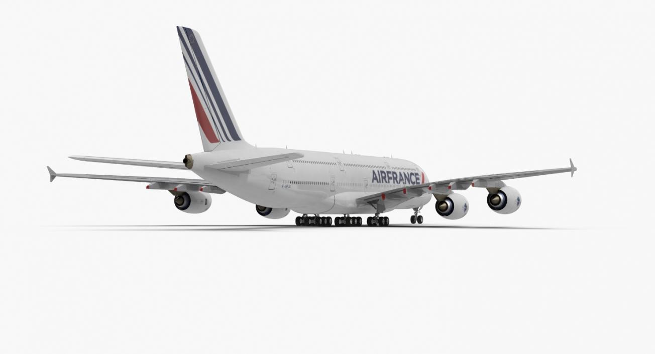 Airbus A380-1000 Air France 3D